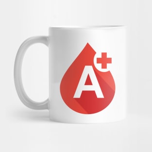 Blood Types Drops - A Positive Mug